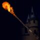 Harry's fire-breathing magic wand