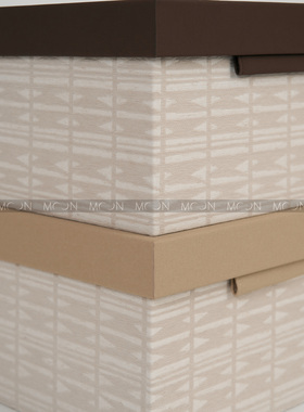 MOON慕空间样板房衣帽间摆件花纹收纳盒软装饰品展厅摆设陈列道具