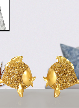 年年有余客厅摆件招财轻奢