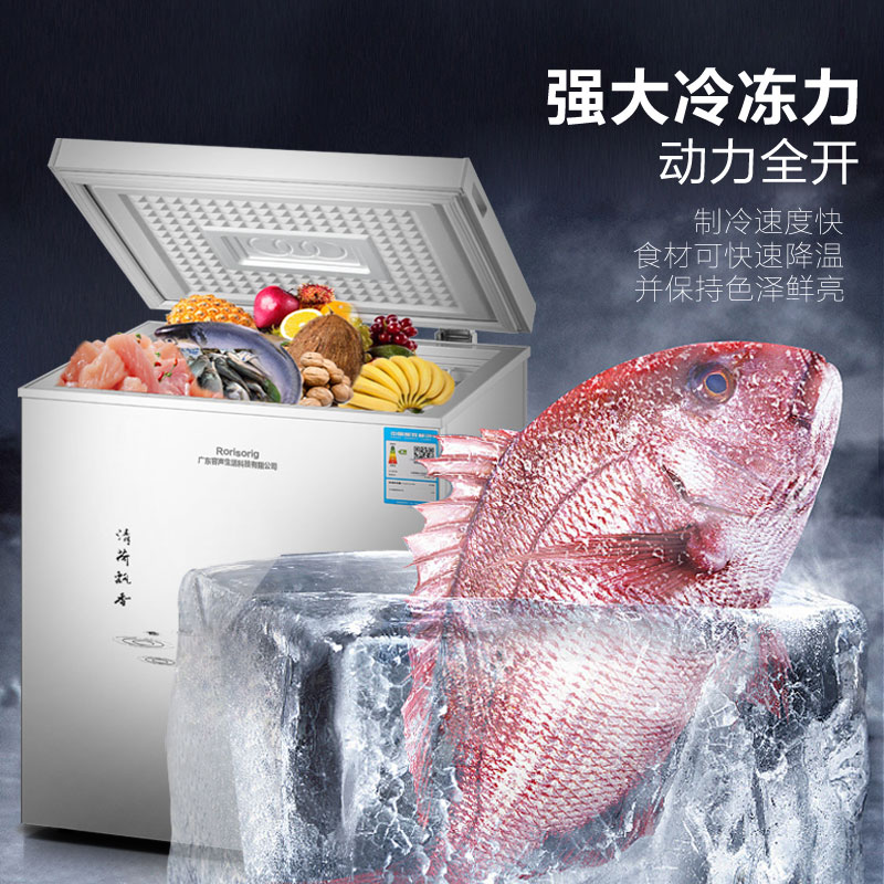 小冰柜家用小型迷你商用冷藏冷冻保鲜两用大容量节能冷柜 158L 容生 小冰柜家用小型迷你商用冷藏冷冻保鲜两用大容量节能冷柜 158L 容生