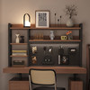 The desk hole board bookshelf has strong load-bearing capacity