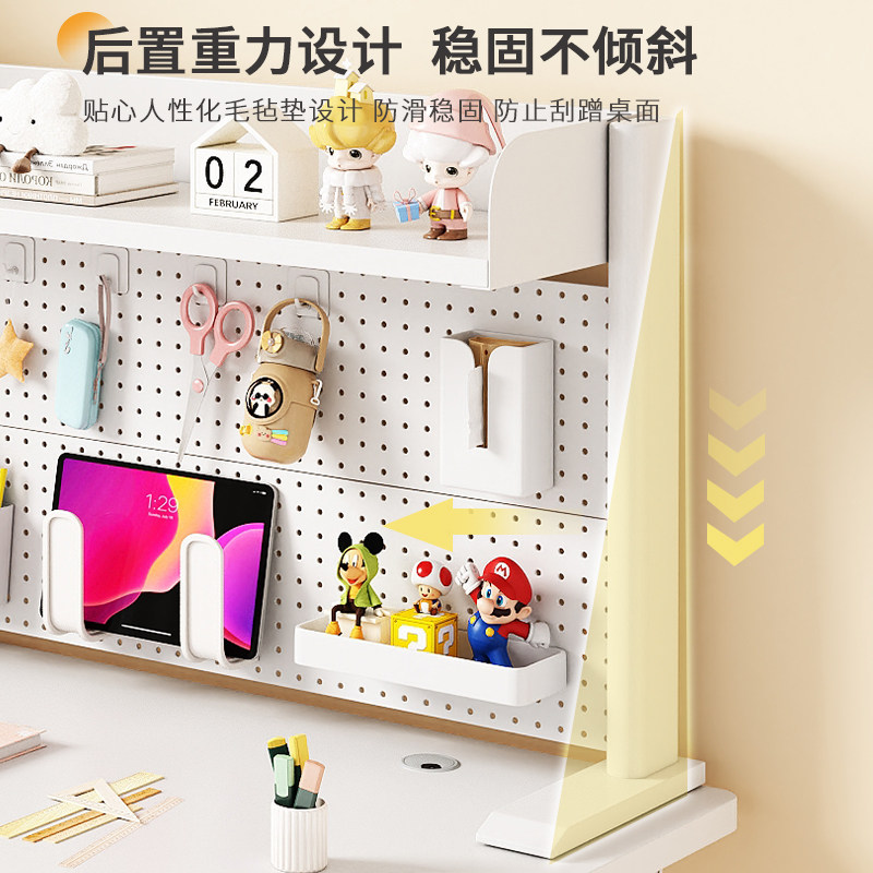 Desktop vertical thick steel shelf bookshelf storage rack