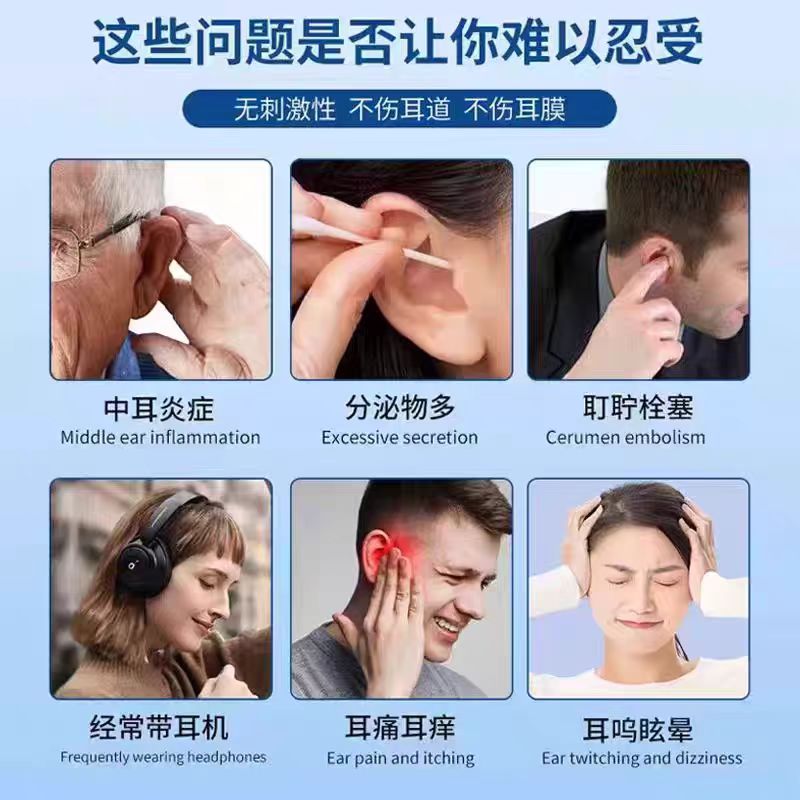 耳闷耳堵分泌性中耳炎咽鼓管堵塞耳朵闷堵胀痛耳鸣药房同款qo - 图0