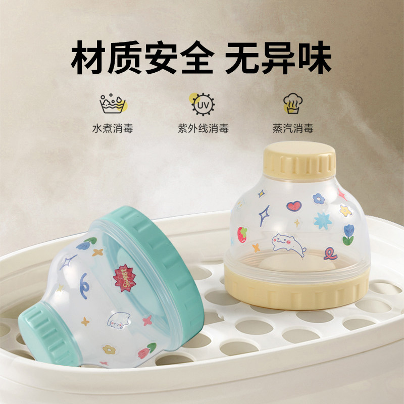 婴儿便携大容量奶粉分装盒外出零食水果独立分格一餐一格密封防潮,淘宝优惠券,粉丝福利购,淘宝优惠卷