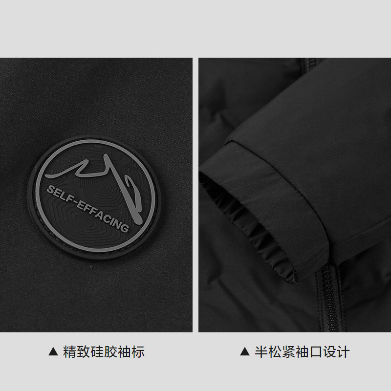 【奥莱羽绒服】海澜之家秋冬季连帽鸭绒保暖短款外套男