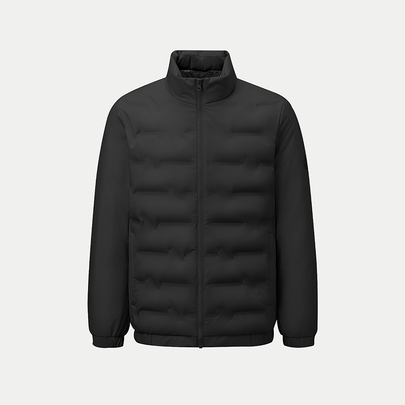 【奥莱羽绒服】海澜之家秋冬季连帽鸭绒保暖短款外套男