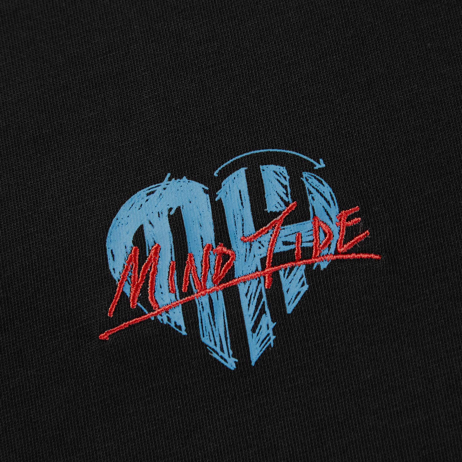 HLA/海澜之家中国心短袖T恤2024夏圆领刺绣亲肤透气上衣男