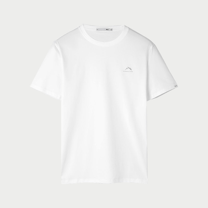 HLA/海澜之家26春夏季凉感短袖T恤男士舒适透气时尚立体印花短t