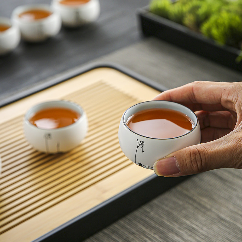 茶具套装家用大容量茶壶茶杯一套中式陶瓷泡茶器办公室会客干泡盘