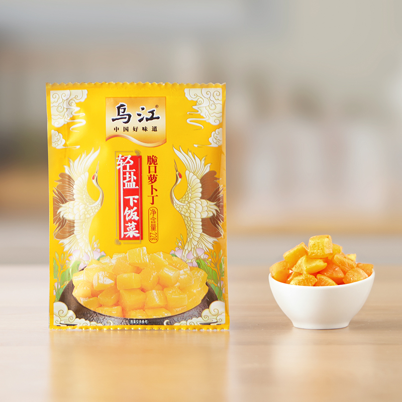 【专区任选99元8件】乌江脆口萝卜干榨菜开味下饭菜咸菜22g*9袋 - 图2