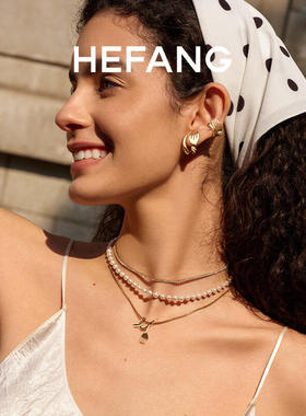 何方HEFANG卷卷叉子三层链轻奢