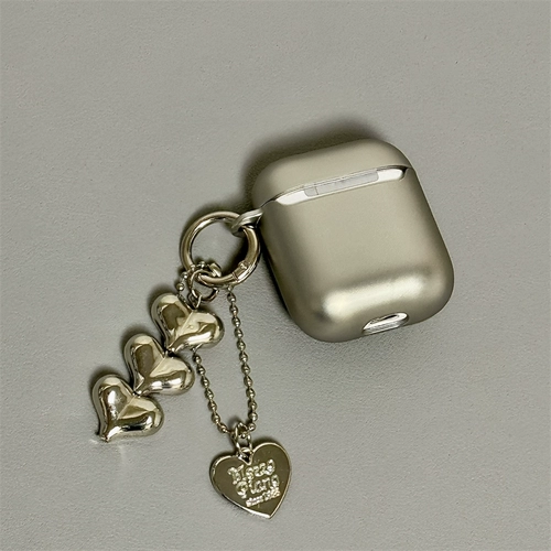 Подходит для Airpods 4-го поколения, защитный чехол для наушников, серебристый, West Queen Mother Planet Apple, чехол для наушников AirPods1/2-го поколения/pro, защитный корпус с подвеской, новый чехол для наушников AirPods 3-го поколения Bluetooth для женщин