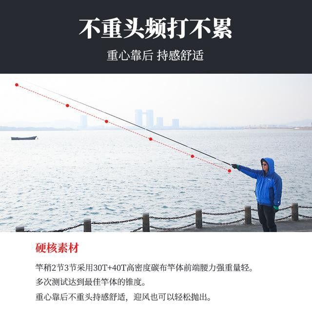 富源百川517轻硬28调5H大综合鱼竿高碳鲤鱼竿超轻超硬手竿台钓竿,淘宝优惠券,粉丝福利购,淘宝优惠卷