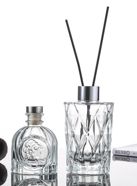 无火香薰瓶空瓶藤条挥发干干燥花摆件酒店卧室香水扩香香薰瓶