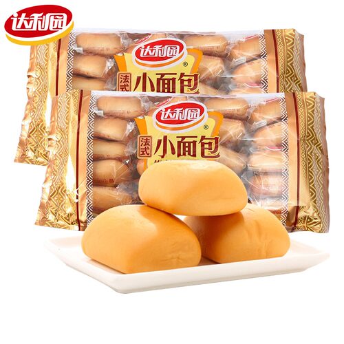 达利园法式小面包香奶味400g袋装糕点早餐蛋糕零食小吃休闲食品 - 图1