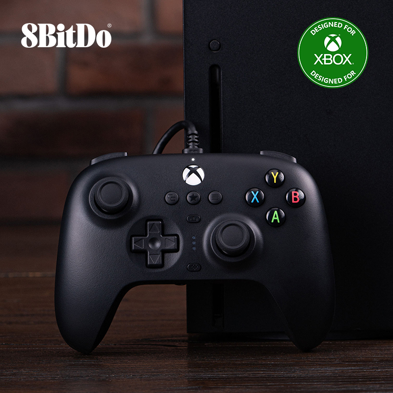 八位堂猎户座有线手柄Xbox版 微软官方授权送会员 series XS游戏主机PC电脑steam通用霍尔摇杆精英软件地平线