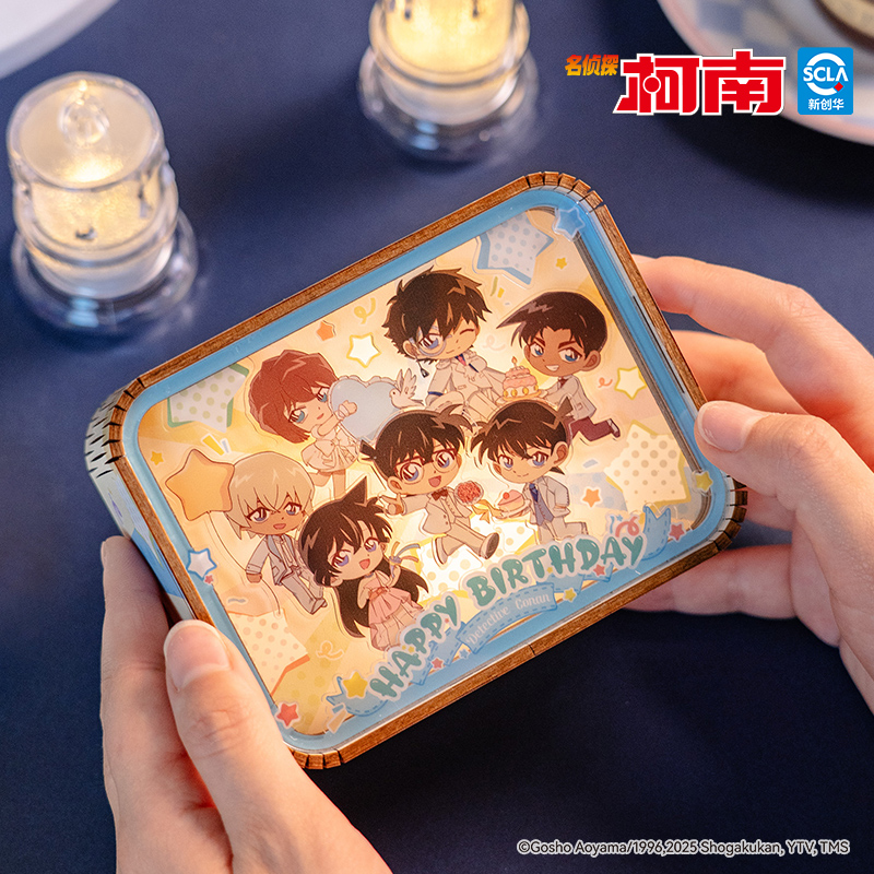 猫的天空之城名侦探柯南周边小夜灯可爱床头氛围灯生日礼物Q版女 - 图2