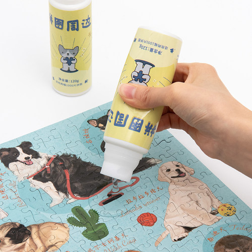 猫的天空之城拼图胶水500片1000片保护固定透明快干胶棒固粘拼图 - 图3