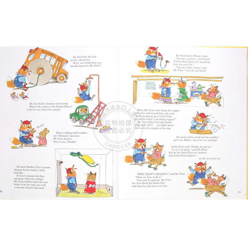 斯凯瑞:很棒的故事集 英文原版 Richard Scarry's Funniest Storybook Ever! 绘本 儿童故事读物