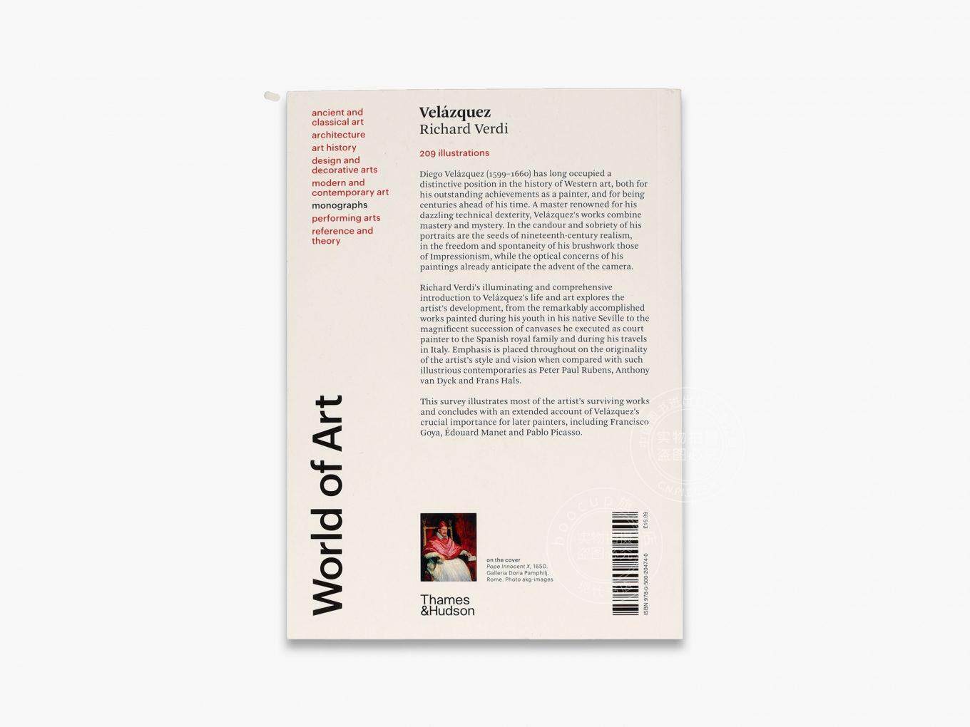 现货 委拉斯开兹作品集 世界艺术系列 T&H出版社 英文原版 Velazquez (World of Art) - 图3