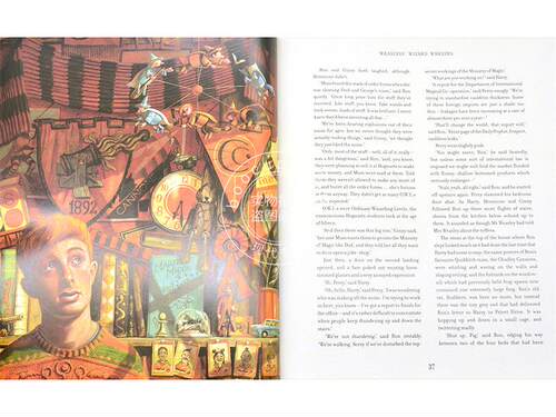 现货 哈利波特与火焰杯 英文原版 哈4 精装全彩插画版 Harry Potter and the Goblet of Fire Illustrated Edition JK罗琳 - 图2