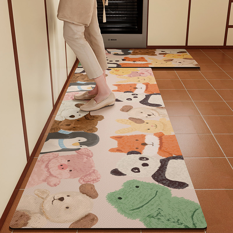 Midisha kitchen special anti-slip and oil-proof floor mats