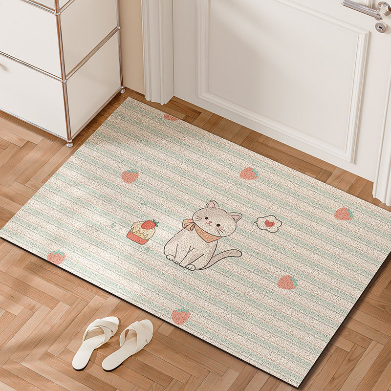 入户门地垫门口防滑脚垫可裁剪丝圈玄关进门垫轻奢高级感防滑地毯,淘宝优惠券,粉丝福利购,淘宝优惠卷
