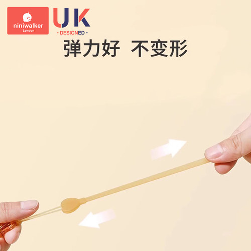 牙胶防丢硅胶安抚奶嘴牙胶磨牙棒防掉链挂绳婴儿玩具咬咬乐固定夹 - 图3