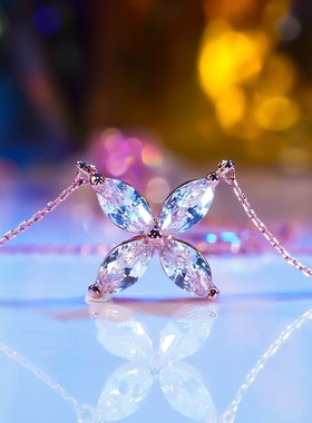 十字水滴花瓣耳钉时尚