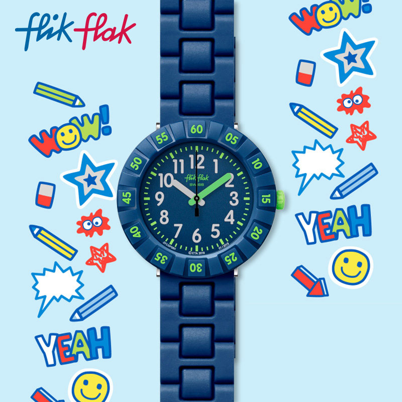 flik flak飞菲新款瑞士儿童大表盘 flikflak飞菲瑞士腕表