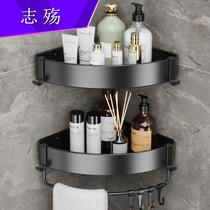 Makeup Room Triangle Shelf Wall-mounted Bath Shower Shower Shower Room Corner Bathroom Toilet Free of perforated Bathrooms Bathroom Containing Basket