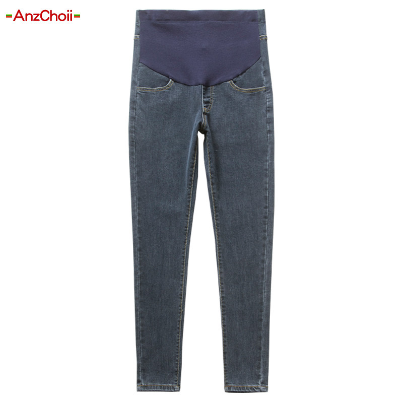 孕妇裤子秋季外穿小脚九分打底裤 安智彩孕妇打底裤