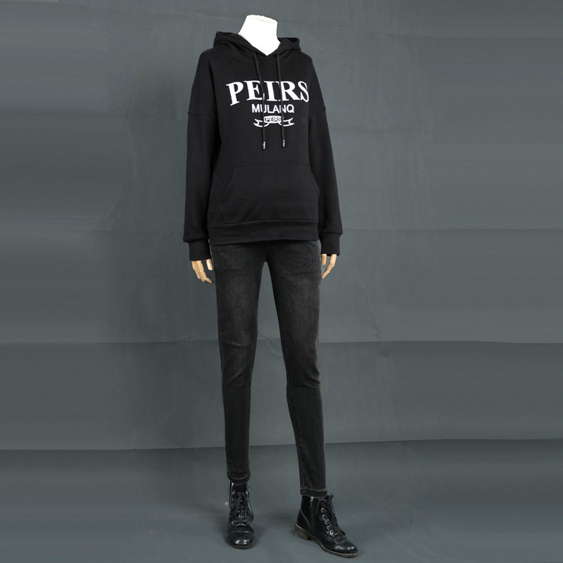 秋季外穿潮妈直筒宽松秋装孕妇裤子 安智彩孕妇直筒裤