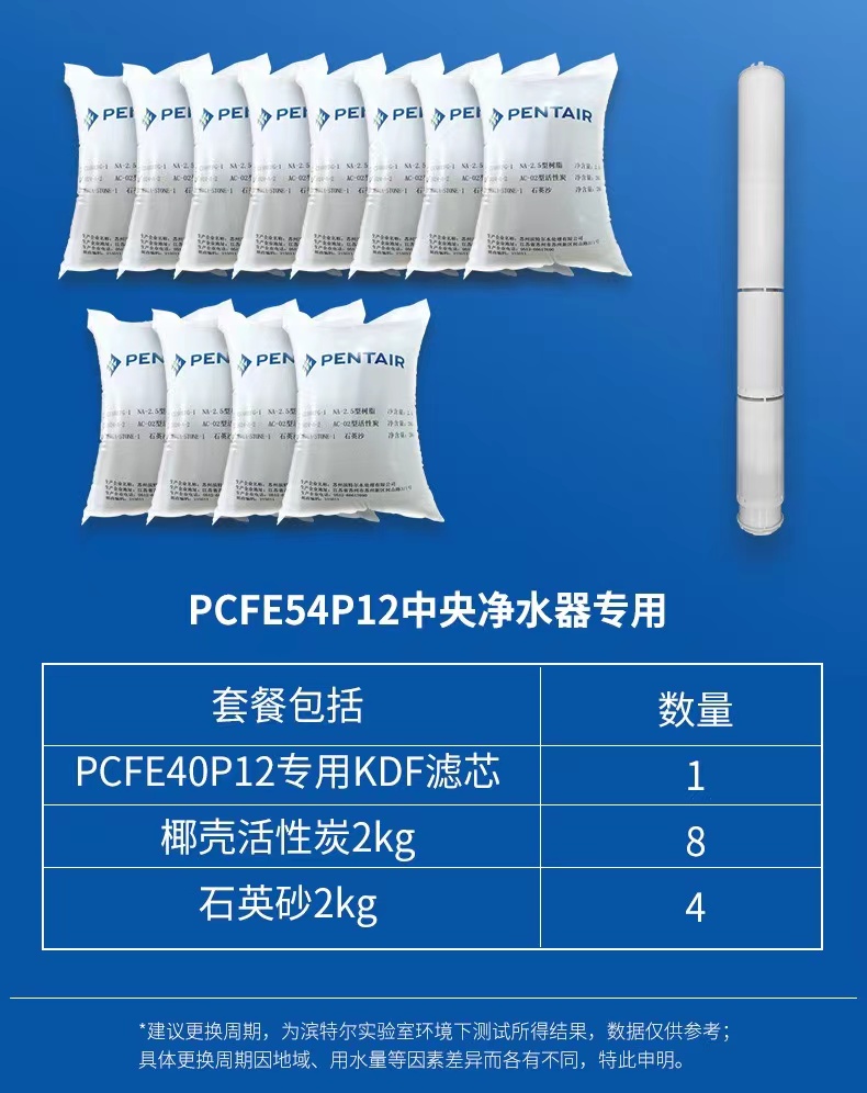 滨特尔爱惠浦中央净水器软水机4节KDF活性炭石英砂树脂更换滤芯 - 图3