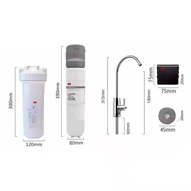 3M净水器DWS1873-CN厨下式大流量矿物质复合活性炭滤芯家用直饮机 - 图2