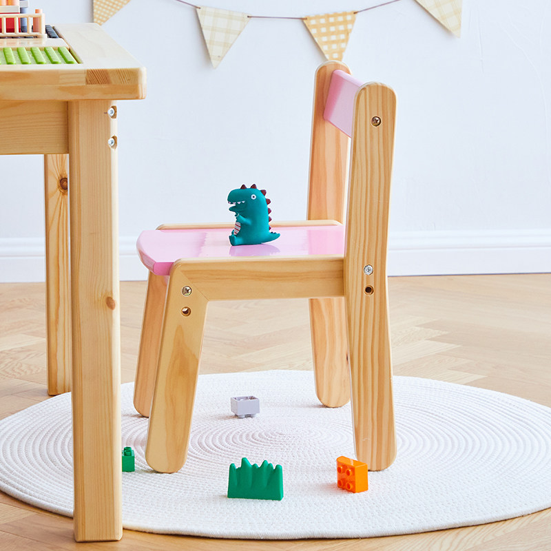 VEEBEE儿童纯实木靠背椅小椅子蒙氏教具幼儿园椅松木座椅现代木椅,淘宝优惠券,粉丝福利购,淘宝优惠卷