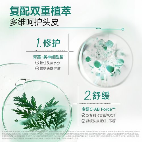 【新】科丽尼青蒿头皮素清爽净屑洗发水套组去头屑修护舒缓控油 - 图1