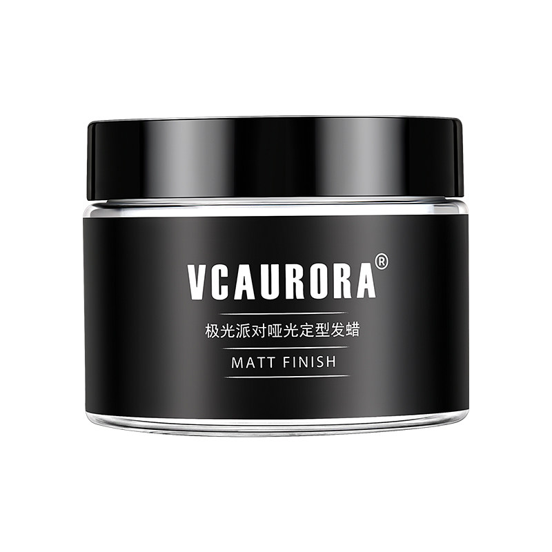 极光男士定型自然蓬松哑光头发发蜡 vcaurora头发造型