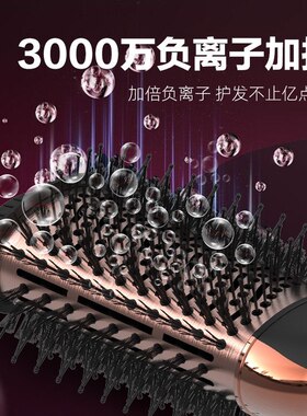 ULELAY负离子蓬松干湿两用吹风梳不伤发减噪多功能家用电吹风机