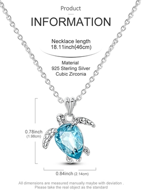 MYBEBOA美缤宝 项链女款2026新款独特漂亮闪耀海龟吊坠项链