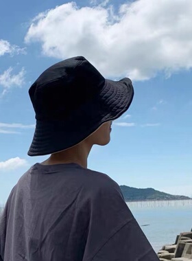 双面戴渔夫帽男夏天帅气韩版百