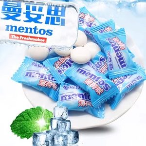 阿尔卑斯曼妥思薄荷糖口香糖充气糖休闲办公商务招待散装糖果喜糖