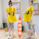 Maternity Summer Suit Short Sleeve Large Size Mid-Length