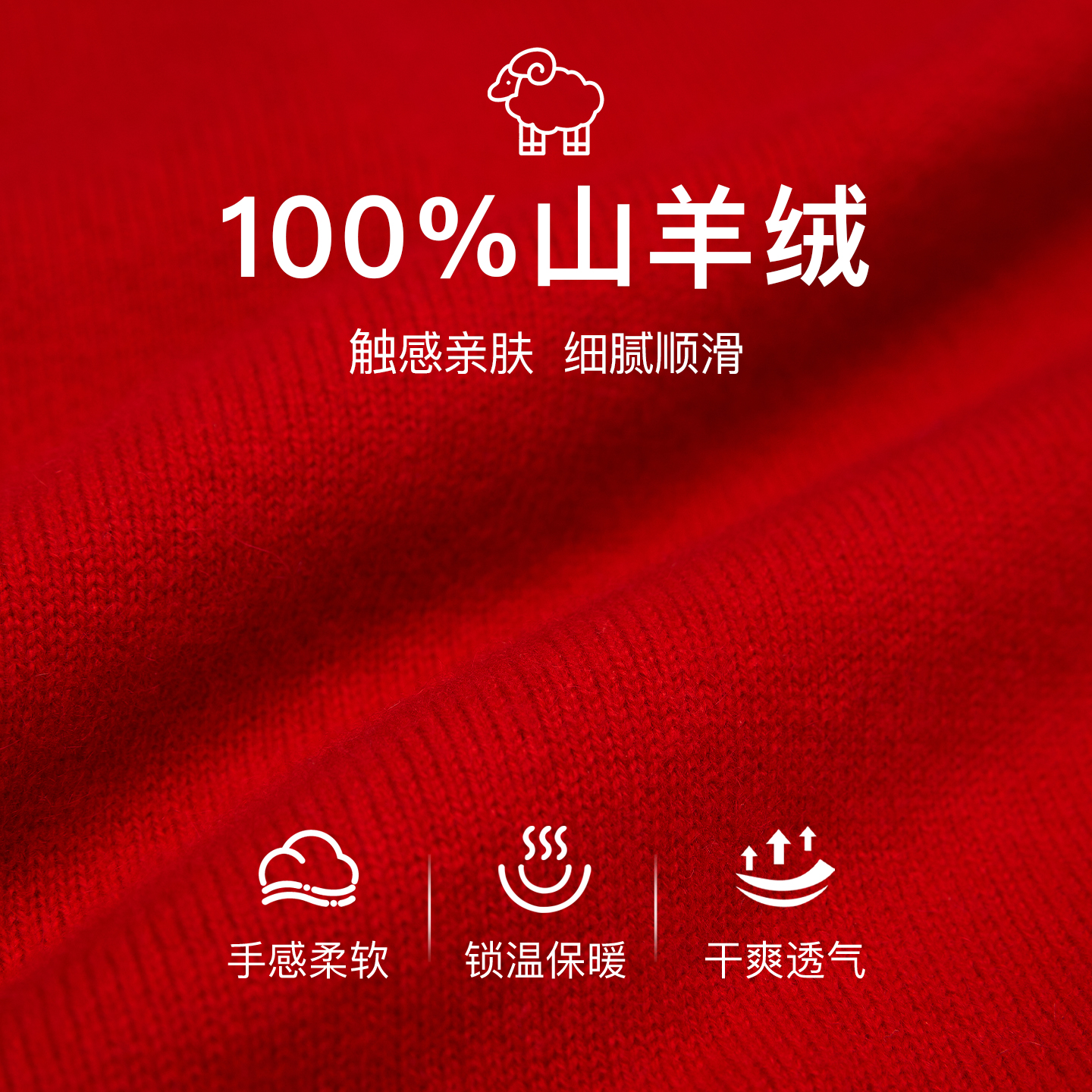 鹿王100%纯山羊绒开衫女士V领宽松气质简约提花针织衫秋冬新款 - 图3