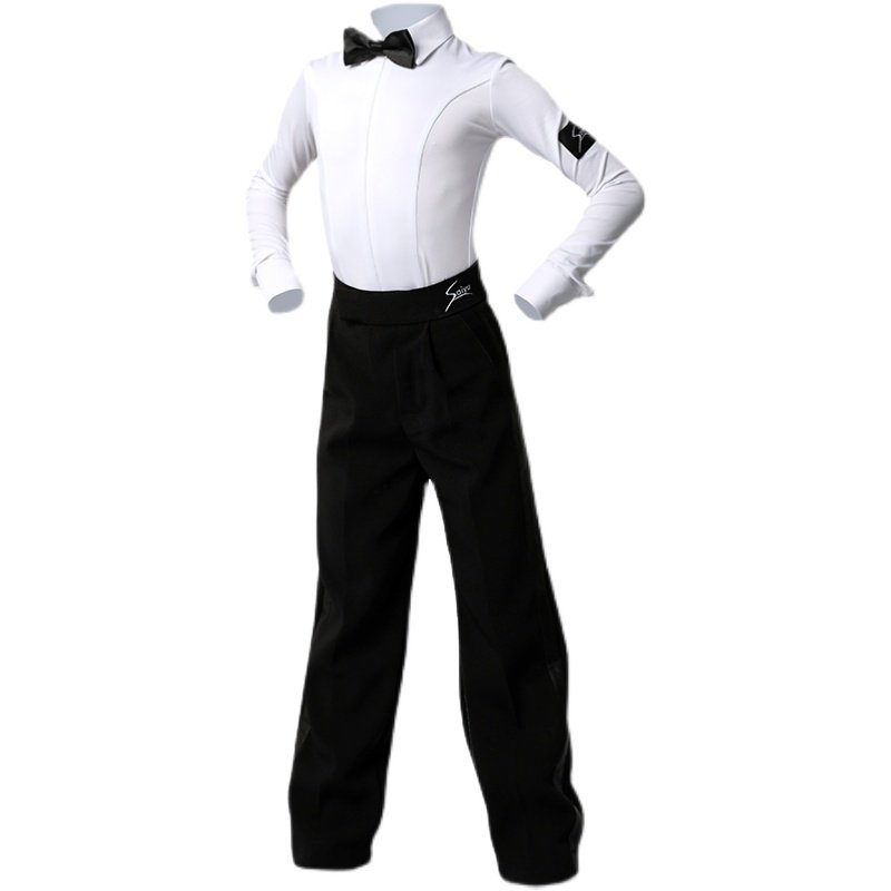 赛域专业拉丁舞比赛服男童规定服套装少儿童艺考级通用标服标准服,淘宝优惠券,粉丝福利购,淘宝优惠卷
