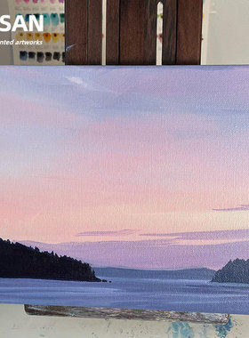 YASAN纯手绘简约风景油画