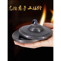 Nepal Handmade Bum Summer Pure Copper Touch Bell Percussion Instrument Crash Bell Cold Doors National Traditional Musical Instruments Portable Bell Cymbals