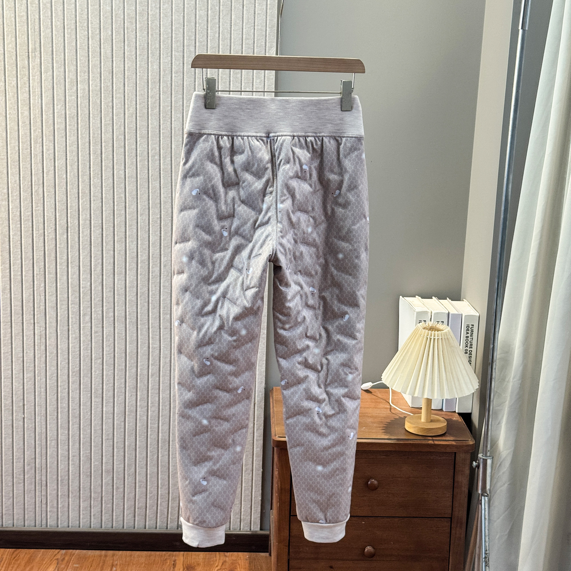 2025秋冬新款高腰宽松直筒加绒加厚白鸭绒羽绒裤内胆打底裤女,淘宝优惠券,粉丝福利购,淘宝优惠卷