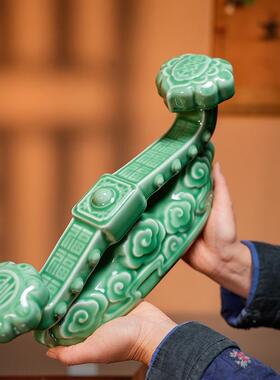 摆设中式工艺品吉祥如意陶瓷客厅