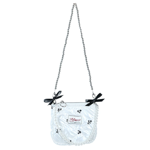 Оригинальная милая маленькая дизайнерская сумка через плечо, с вышивкой, в цветочек, тренд сезона